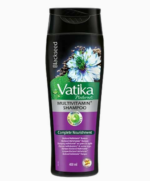 VATIKA NATURALS BLACK SEED MULTIVITAMIN PLUS SHAMPOO 400ml Shampoo Asetena Pa 