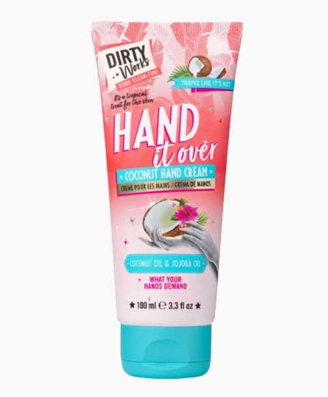 DIRTY WORKS HAND IT OVER COCONUT HAND CREAM 100 ml Skin Moisturizing Asetena Pa 