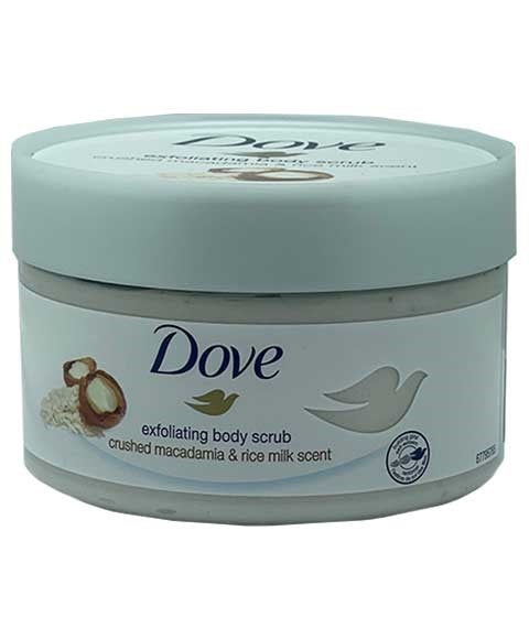 EXFOLIATING BODY SCRUB WITH MACADAMIA AND RICE MILK 225 ml Skin Wash Asetena Pa 