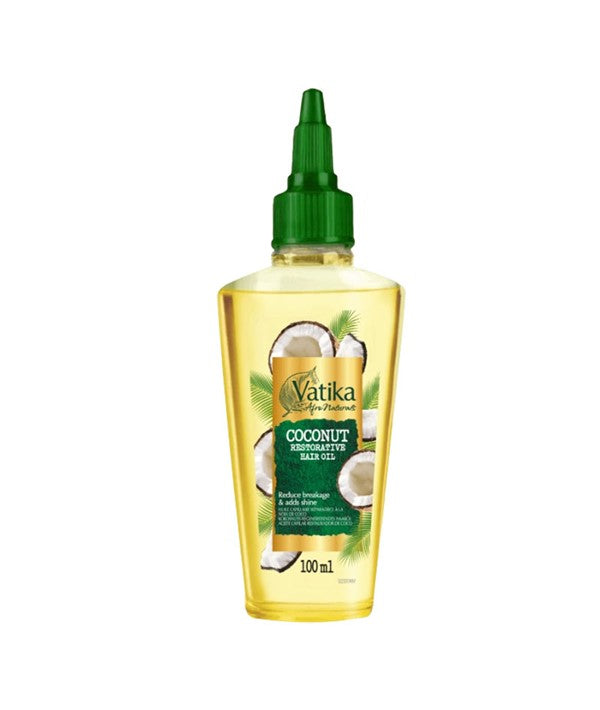 VATIKA AFRO NATURALS COCONUT RESTORATIVE HAIR OIL 100 ml Sprays, Serums and Oils Asetena Pa 