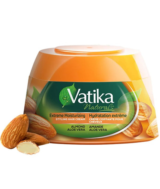 VATIKA NATURALS ALMOND AND ALOE VERA STYLING HAIR CREAM 210 ml Hair Styling Asetena Pa 