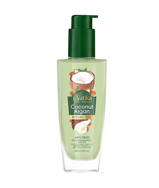DABUR VATIKA NATURALS COCONUT ARGAN RITUAL OIL 100 ml Sprays, Serums and Oils Asetena Pa 