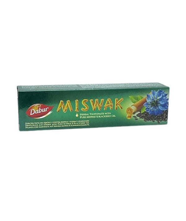 DABUR MISWAK PURE MISWAK AND BLACKSEED OIL HERBAL TOOTHPASTE 100 ml Dental Care Asetena Pa 