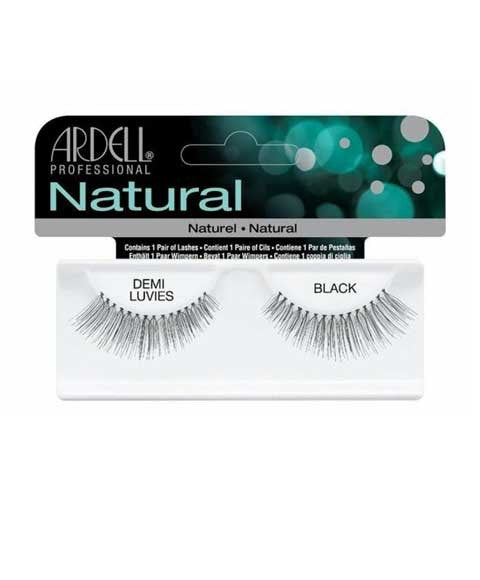 ARDELL NATURAL DEMI LUVIES EYE LASHES  Color Black Eye Makeup Asetena Pa 