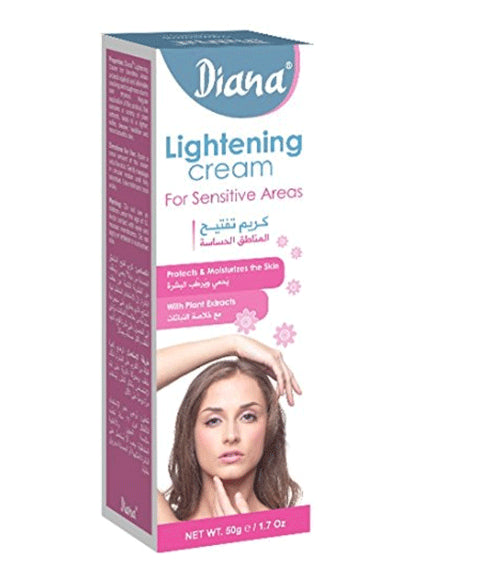 DIANA SKIN LIGHTENING CREAM FOR SENSITIVE AREAS 50 g Skin Moisturizing Asetena Pa 