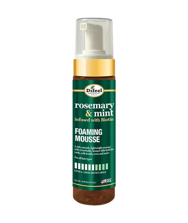 ROSEMARY AND MINT FOAMING MOUSSE 237 ml Hair Styling Asetena Pa 