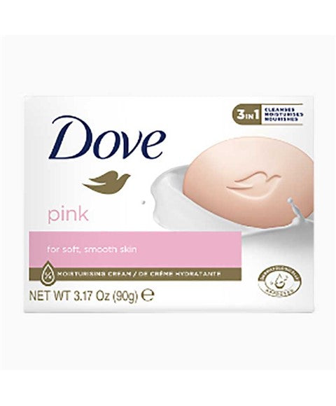 DOVE PINK SINGLE BAR 90 g Skin Wash Asetena Pa 