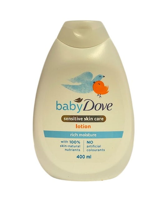 DOVE BABY SENSITIVE SKIN CARE RICH MOISTURE LOTION 400ml Kids Skincare Asetena Pa 