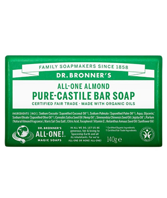 ALL ONE ALMOND PURE CASTILE BAR SOAP 140 g Body Care Asetena Pa 