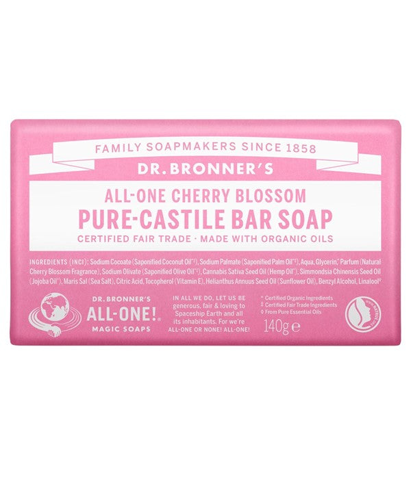 ALL ONE CHERRY BLOSSOM PURE CASTILE BAR SOAP 140 g Body Care Asetena Pa 