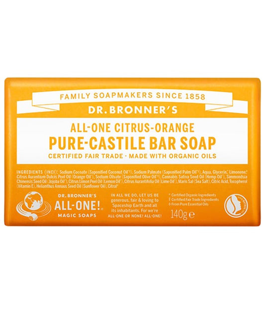ALL ONE CITRUS ORANGE PURE CASTILE BAR SOAP 140 g Body Care Asetena Pa 
