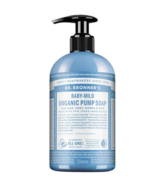 ALL ONE BABY MILD ORGANIC PUMP SOAP 355 ml Kids Skincare Asetena Pa 