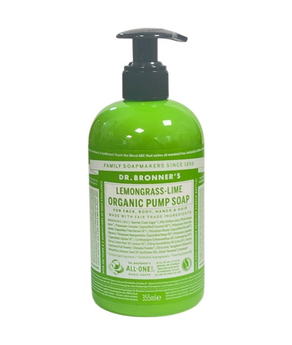 ALL ONE LEMONGRASS LIME ORGANIC PUMP SOAP 355 ml Shampoo Asetena Pa 