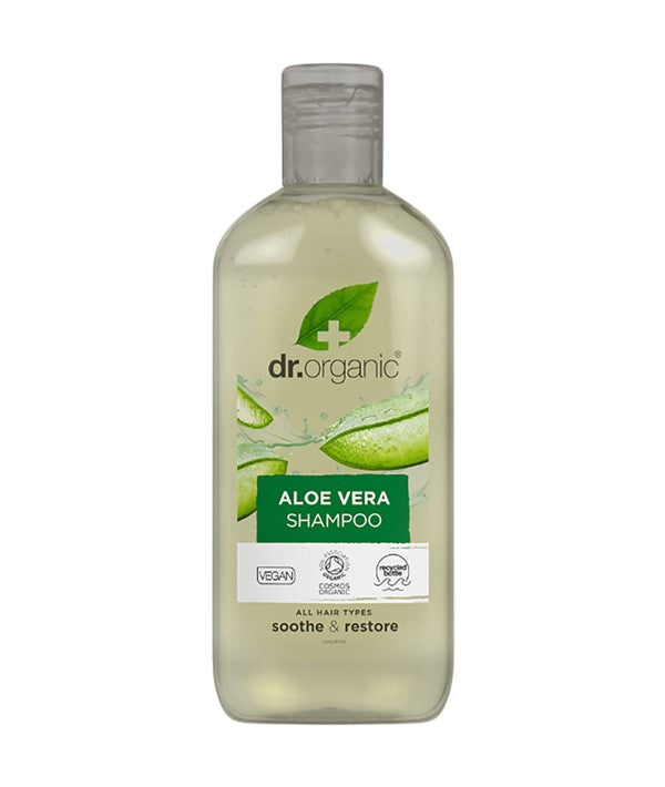 DR ORGANIC ALOE VERA SOOTHE AND RESTORE SHAMPOO 265 ml Shampoo Asetena Pa 