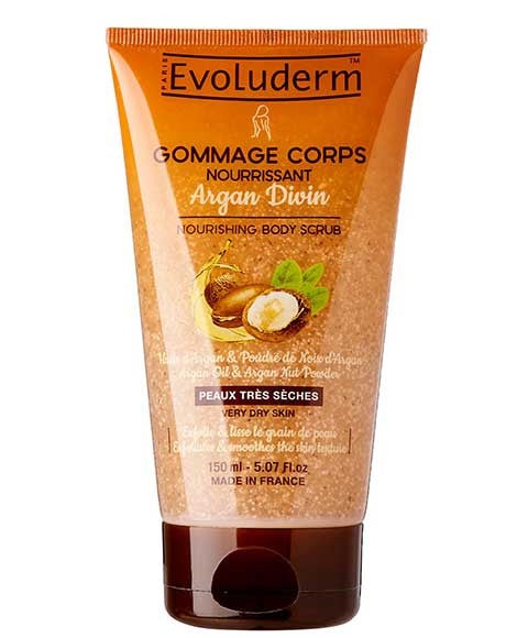 EVOLUDERM ARGAN DIVIN NOURISHING BODY SCRUB 150 ml Skin Wash Asetena Pa 