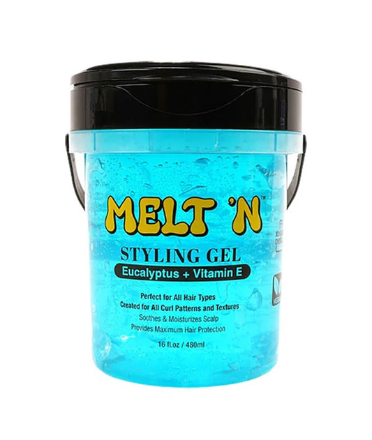 MELT N EUCALYPTUS VITAMIN E STYLING GEL 480 ml Hair Styling Asetena Pa 