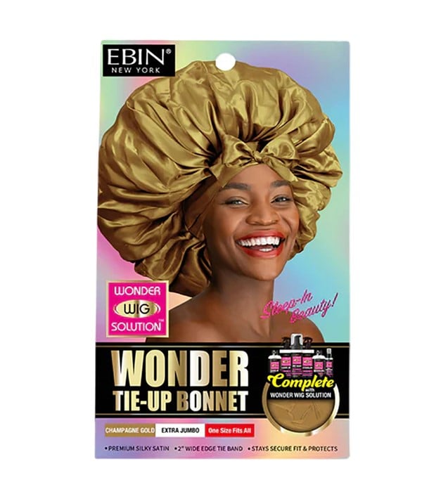EBIN WONDER TIE UP BONNET EXTRA JUMBO  Color Olive Green Durags and Caps Asetena Pa 