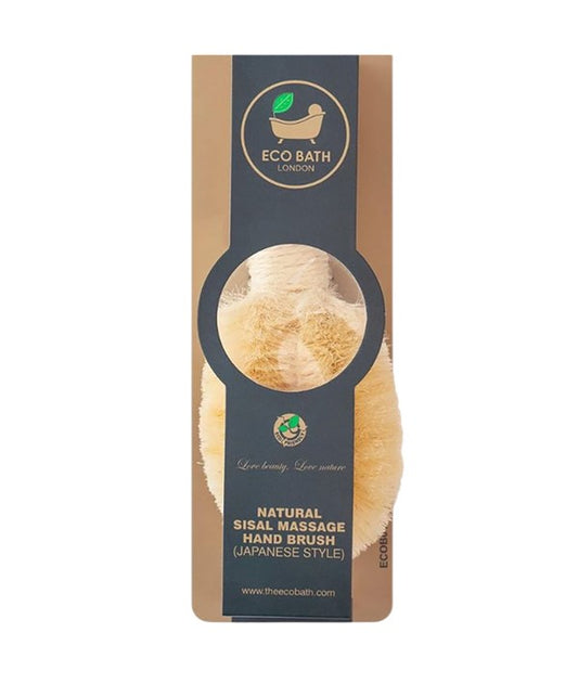 NATURAL SISAL MASSAGE HAND BRUSH JAPANESE STYLE Skin Wash Asetena Pa 