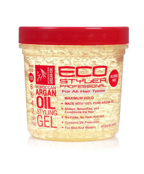 ECO STYLER MOROCCAN ARGAN OIL STYLING GEL 2.36 L Hair Styling Asetena Pa 