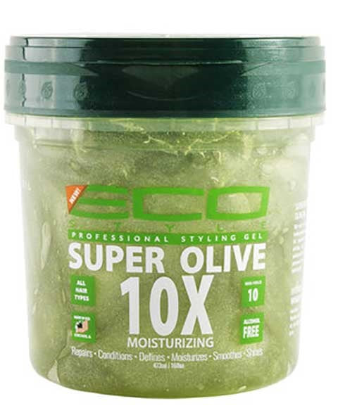 ECO SUPER OLIVE 10X HAIR MOISTURISING STYLING GEL 236 ml Hair Styling Asetena Pa 