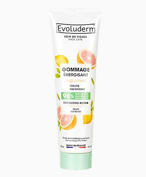 EVOLUDERM GOMMAGE ENERGIZING SCRUB WITH CITRUS FRUITS 150 g Skin Wash Asetena Pa 