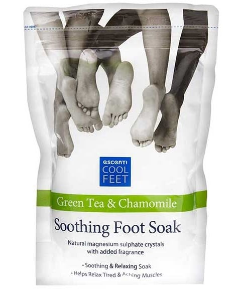 COOL FEET GREEN TEA AND CHAMOMILE SOOTHING FOOT SOAK 450 g (Pack Of 2) Pedicure and Manicure Asetena Pa 