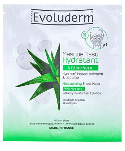 MOISTURIZING SHEET MASK WITH ALOE VERA 19 ml Skin Wash Asetena Pa 