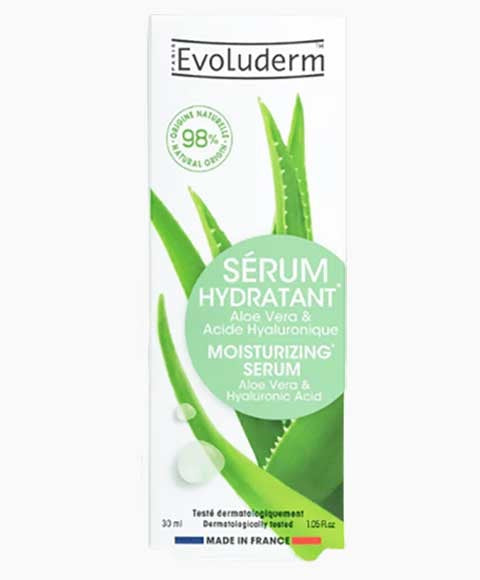 EVOLUDERM MOISTURIZING SERUM WITH ALOE VERA AND HYALURONIC ACID 30 ML Skin Moisturizing Asetena Pa 