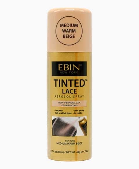 EBIN NEW YORK TINTED LACE AEROSOL SPRAY 80 ml Color Medium Warm Beige Hair Color Asetena Pa 