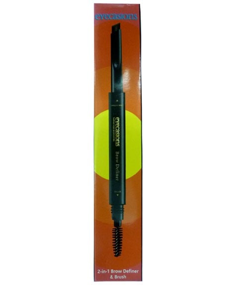 EYECASIONS 2 IN 1 BROW DEFINER AND BRUSH 03 CHOCOLATE BROWN Eye Makeup Asetena Pa 