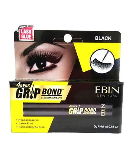 GRIP BOND EYELASH ADHESIVE BLACK 5 g Color Black Eye Makeup Asetena Pa 