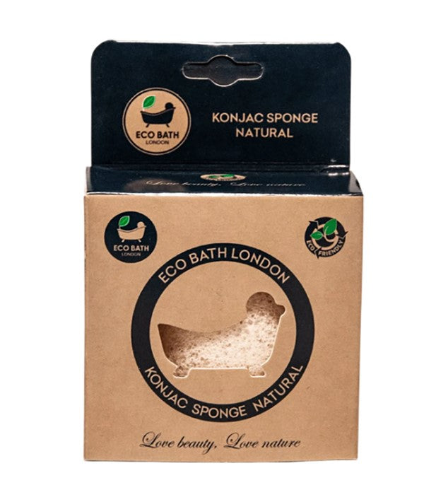 KONJAC SPONGE NATURAL Skin Wash Asetena Pa 