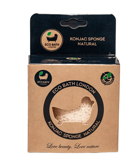 KONJAC SPONGE NATURAL Skin Wash Asetena Pa 