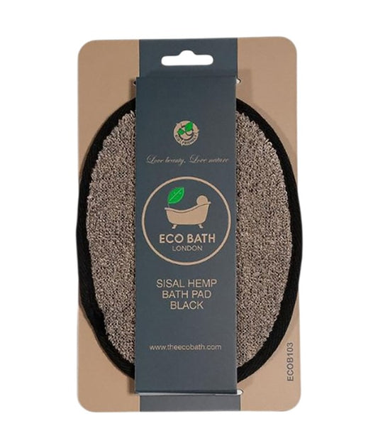 SISAL HEMP BATH PAD BLACK Skin Wash Asetena Pa 