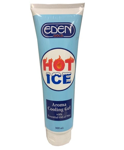 EDEN GOLD HOT ICE AROMA COOLING GEL 300 ml Skin Moisturizing Asetena Pa 