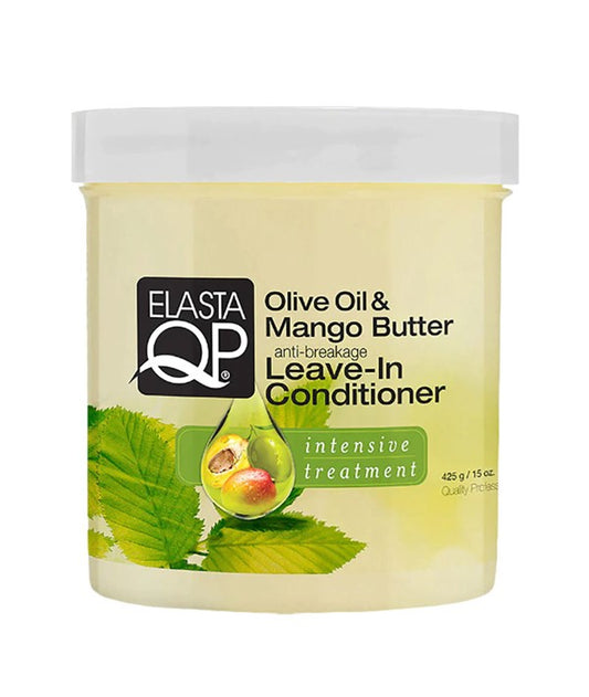 QP OLIVE OIL AND MANGO BUTTER ANTI BREAKAGE LEAVE IN CONDITIONER 425 g Conditioner Asetena Pa 