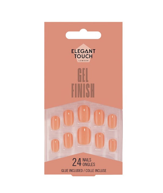 ELEGANT TOUCH APRICOT CRUSH NAIL GEL FINISH 24 Nails Nails Asetena Pa 