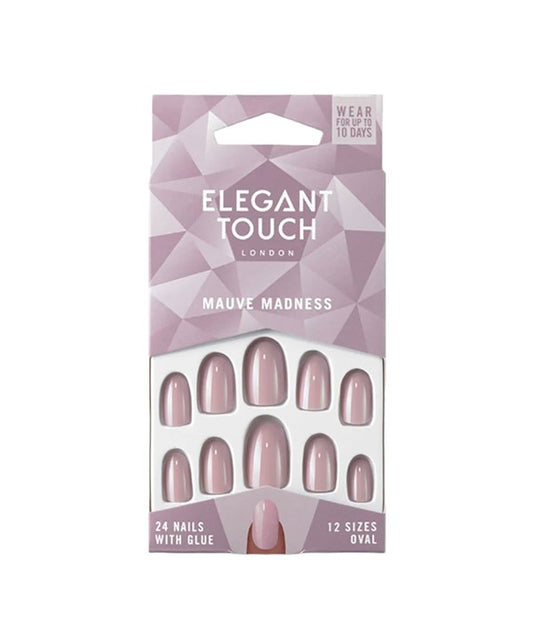 ELEGANT TOUCH MAUVE MADNESS NAIL WITH GLUE 24 Nails Nails Asetena Pa 