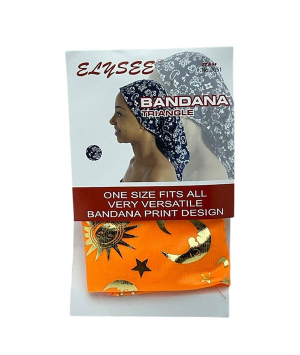 ELYSEE STAR BANDANA TRIANGLE 2051 Durags and Caps Asetena Pa 
