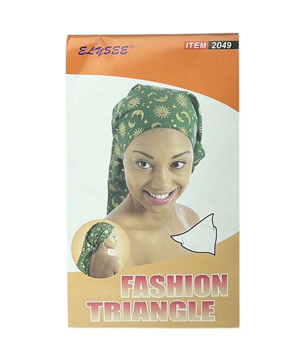 ELYSEE STAR FASHION TRIANGLE ASST 2049 Durags and Caps Asetena Pa 