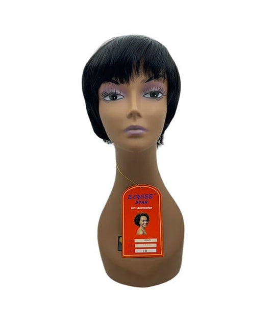 ELYSEE STAR JALIA WIG  Color 1bh27 Synthetic Hair Wigs Asetena Pa 
