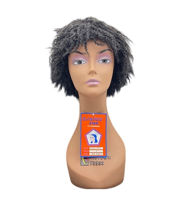 ELYSEE STAR SYNTHETIC AFRO FAY WIG  Color 2B33 Synthetic Hair Wigs Asetena Pa 