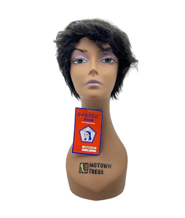 ELYSEE STAR SYNTHETIC BONNIE FLIP WIG  Color 4B350 Synthetic Hair Wigs Asetena Pa 