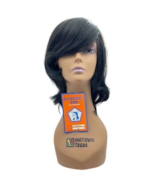 ELYSEE STAR SYNTHETIC CHERYL WIG  Color 2B350 Synthetic Hair Wigs Asetena Pa 
