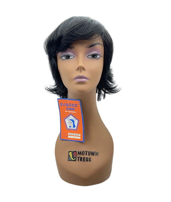 ELYSEE STAR SYNTHETIC SAFIE FLIP WIG  Color 1 Synthetic Hair Wigs Asetena Pa 
