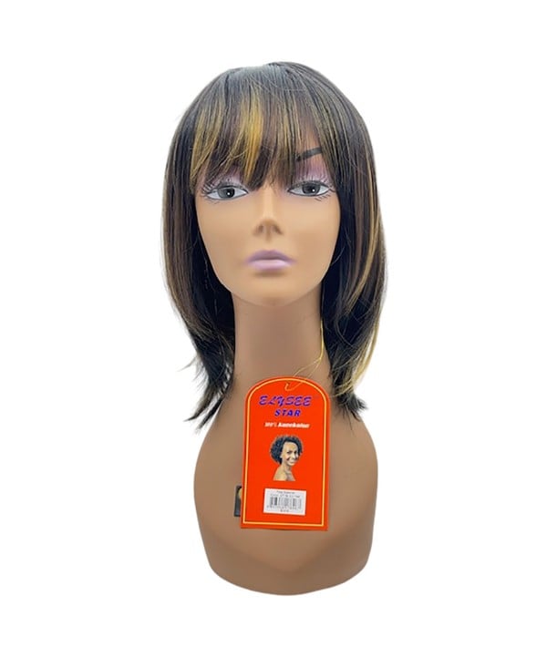 ELYSEE STAR SYNTHETIC TISA SPECIAL WIG  Color 2T1B/99J/613 Synthetic Hair Wigs Asetena Pa 