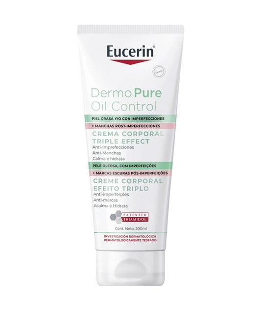 DERMO PURIFYER OIL CONTROL TRIPLE EFFECT BODY CREAM 200 ml Skin Moisturizing Asetena Pa 