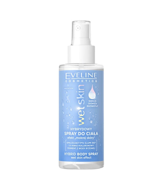 EVELINE WET SKIN HYBRID BODY SPRAY 150 ml Skin Moisturizing Asetena Pa 