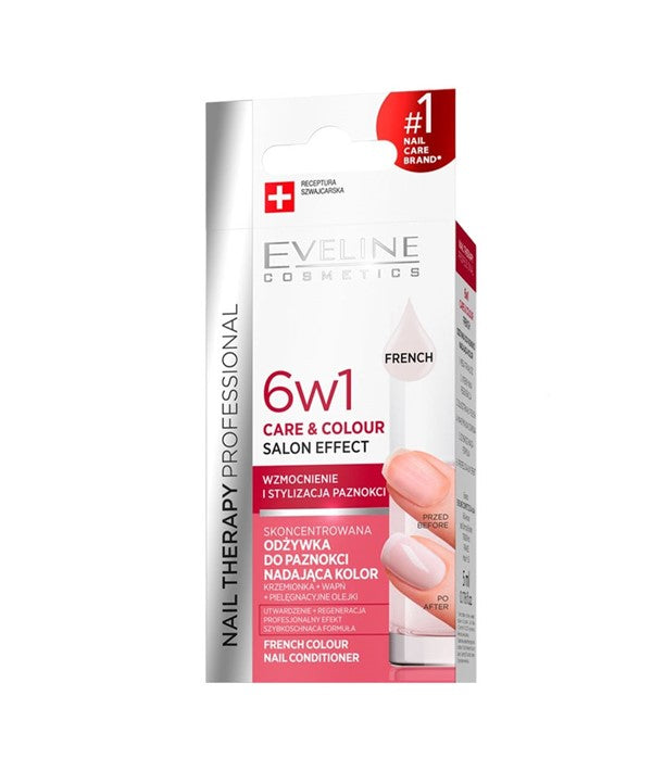 NAIL THERAPY PROFESSIONAL 6 IN 1 FRENCH COLOUR NAIL CONDITIONER 5 ml Nails Asetena Pa 