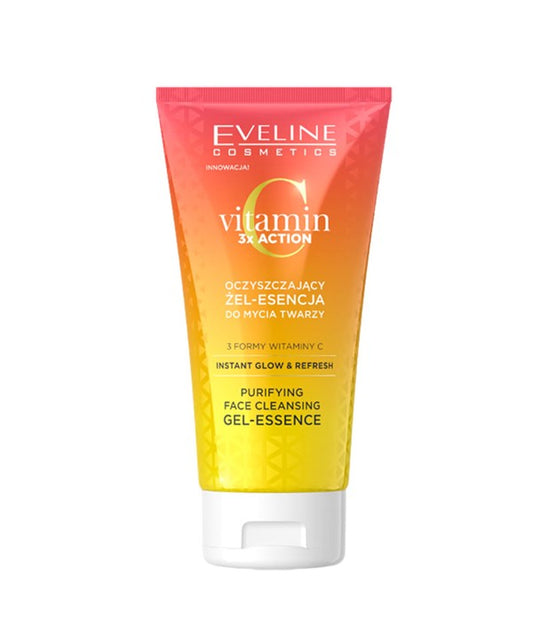 VITAMIN C 3X ACTION PURIFYING FACE CLEANSING GEL ESSENCE 150 ml Skin Wash Asetena Pa 